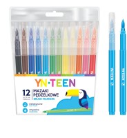 Pisaki pędzelkowe Yn Teen, 12 kolorów