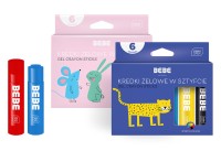 Kredki żelowe w sztyfcie BB Kids, 6 kolorów
