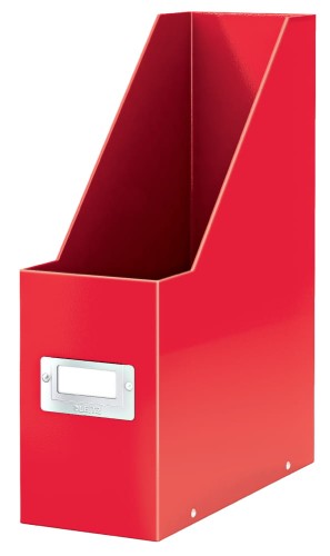 Pojemnik na czasopisma Leitz Click & Store WOW, A-4, czerwony