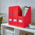 Pojemnik na czasopisma Leitz Click & Store WOW, A-4, czerwony