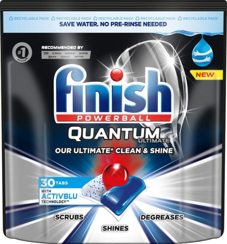 Kapsułki do zmywarki FINISH Quantum Ultimate regular, 30 sztuk