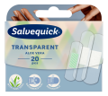 Plastry Salvequick Transparent Aloe Vera, 20 sztuk