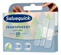 Plastry Salvequick Transparent Aloe Vera, 20 sztuk