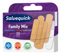 Plastry Salvequick Family Mix, 26 sztuk
