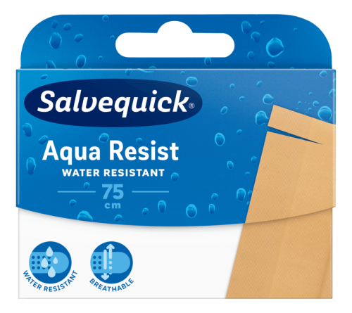 Plaster Salvequick Aqua Resist wodoodporny, 75 cm