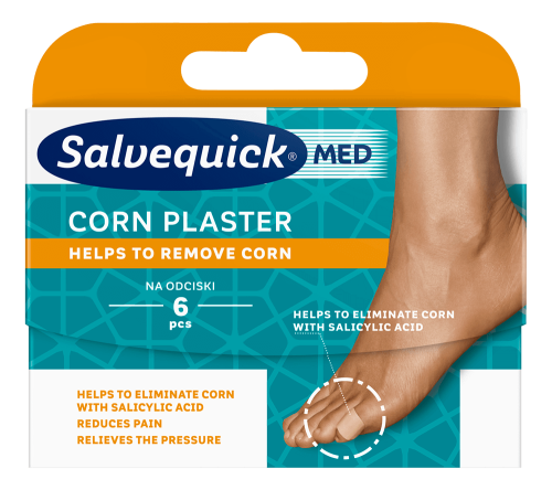 Plastry Salvequick Corn na odciski, 6 sztuk