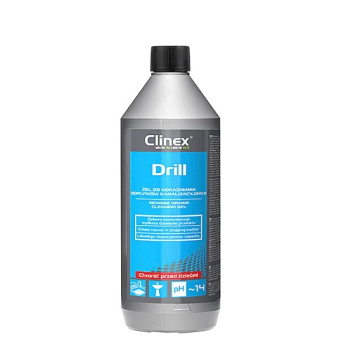 Żel Clinex Drill do udrażniania odpływów kanalizacyjnych 1l
