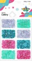 Cekiny Titanum Craft-Fun Series, okrągłe, zestaw 4 kolorów, mix 24g