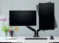 Podwójne ramię Kensington SmartFit® One-Touch do monitora, z regulacją wysokości