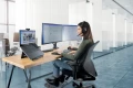Podwójne ramię Kensington SmartFit® One-Touch do monitora, z regulacją wysokości