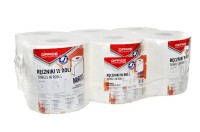 Ręcznik papierowy w roli Maxi Office Products, biały, dwuwarstwowy, celulozowy