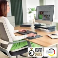 Regulowana podstawka Leitz Ergo pod monitor, ciemnoszara