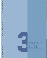 Kołonotatnik TOP-2000 Student Book, A-5, 100 kartek, kratka, kolorowe registry 