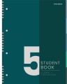 Kołonotatnik TOP-2000 Student Book, B-5, 100 kartek, kratka, kolorowe registry 