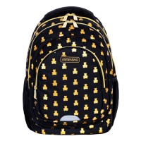 Plecak trzykomorowy Astrabag Golden Teddy AB330