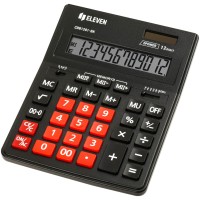 Kalkulator Eleven CDB1201BK-RD, czarny