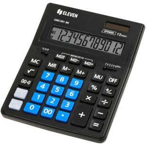 Kalkulator Eleven CDB1201BK-BL, czarny