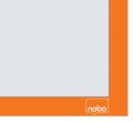 Ramka informacyjna NOBO magnetyczna samoprzylepna A-4, pomarańczowa, 2 sztuki