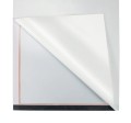 Ramka informacyjna NOBO magnetyczna samoprzylepna A-4, pomarańczowa, 2 sztuki