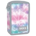 Piórnik BackUP Pastelowa Magia, podwójny, z wyposażeniem