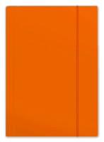 Teczka kartonowa z gumką Penmate Plus, A-4, pomarańczowa