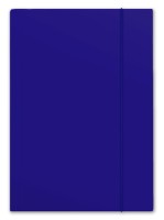 Teczka kartonowa z gumką Penmate Plus, A-4, niebieska