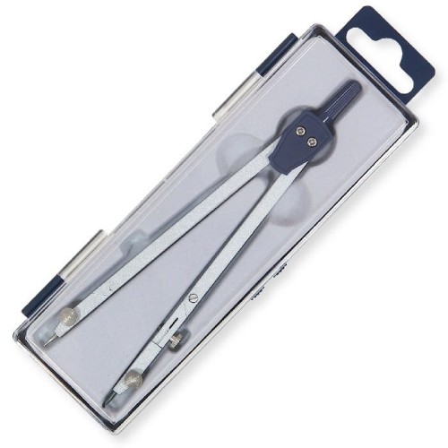 Cyrkiel szkolny Penword CT-01 metalowy, w etui