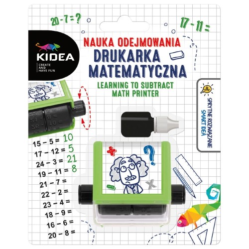 Drukarka matematyczna do nauki Odejmowania Kidea