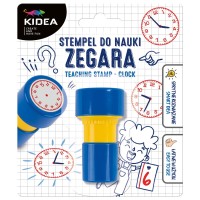 Stempel dla dzieci do nauki godzin na zegarze Kidea