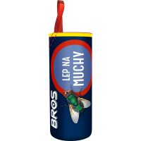 BROS Lep okrągły na muchy – z aromatem miodu, bezzapachowy klej