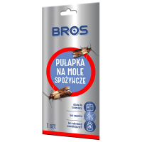 BROS Pułapka na mole spożywcze – bezwonna i bezpieczna, działa do 3 miesięcy