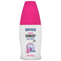 BROS Płyn na komary dla dzieci – od 1. roku życia, skuteczny do 6 h