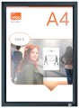 Ramka zatrzaskowa Nobo Impression Pro na plakat A4, z czarnym obramowaniem
