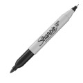 Marker permanentny Sharpie Twin Tip dwustronny, czarny