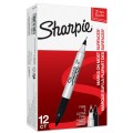 Marker permanentny Sharpie Twin Tip dwustronny, czarny