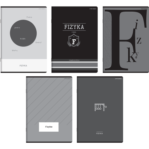 Zeszyt A-5 TOP-2000 Megamix 60 kartek, w kratkę, Fizyka