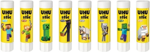 Klej biurowy UHU Minecraft w sztyfcie, 21g