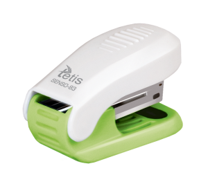Zszywacz Tetis Senso mini 83 do 12 kartek zielony