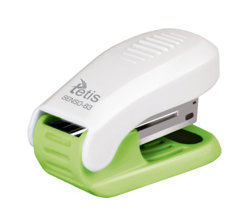Zszywacz Tetis Senso mini 83 do 12 kartek zielony