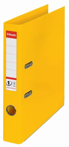 Segregator Esselte No.1 A4/50mm z szyną, żółty