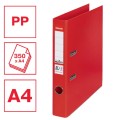 Segregator Esselte No.1 A4/50mm z szyną, czerwony