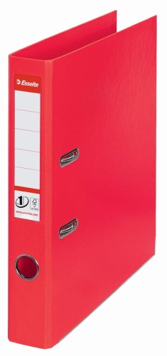 Segregator Esselte No.1 Vivida  A4/50mm z szyną, czerwony