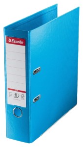 Segregator Esselte No.1 Vivida Plus  A4/80mm z szyną, niebieski