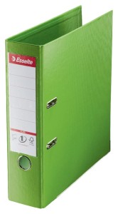 Segregator Esselte No.1 Vivida Plus  A4/80mm z szyną, zielony