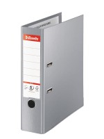 Segregator Esselte No.1 Vivida Plus  A4/80mm z szyną, szary