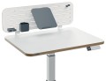 Organizer Leitz Ergo na akcesoria mocowany do biurka, z uchwytem na laptopa, 80 x 25 cm