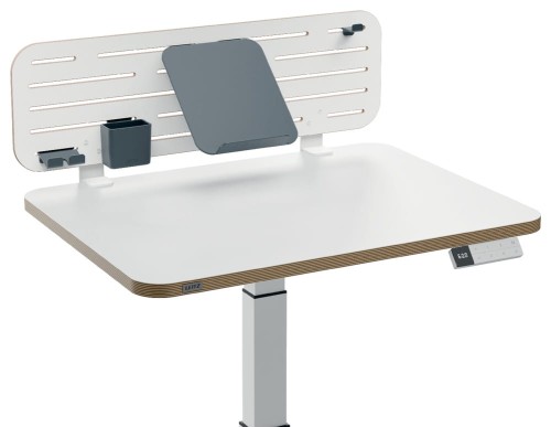 Organizer Leitz Ergo na akcesoria mocowany do biurka, z uchwytem na laptopa, 80 x 25 cm