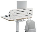 Organizer Leitz Ergo na akcesoria mocowany do biurka, z uchwytem na laptopa, 80 x 25 cm