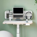 Organizer Leitz Ergo na akcesoria mocowany do biurka, z uchwytem na laptopa, 80 x 25 cm