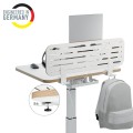 Organizer Leitz Ergo na akcesoria mocowany do biurka, z uchwytem na laptopa, 80 x 25 cm